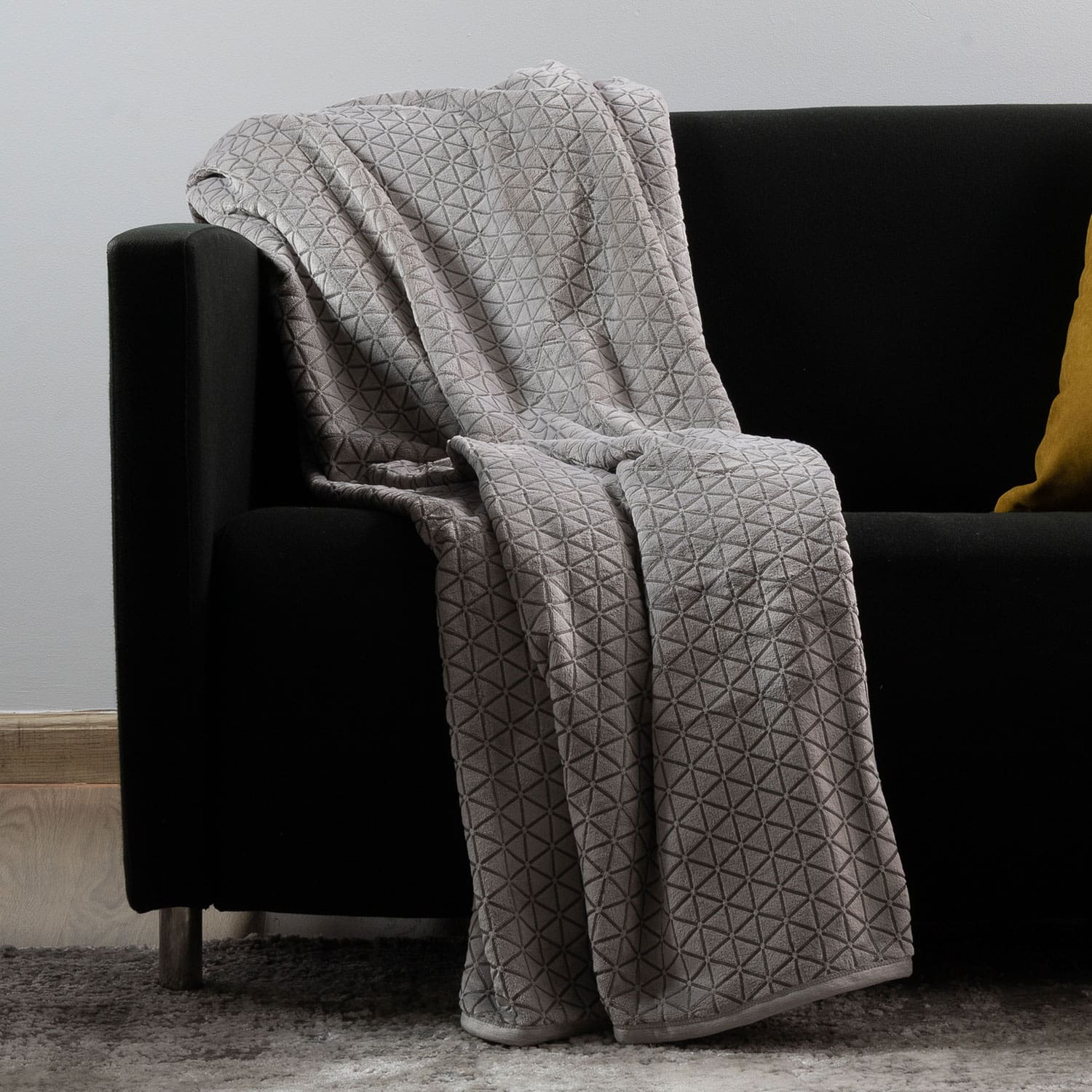 Plush Throws Stone Plush Throws Stone